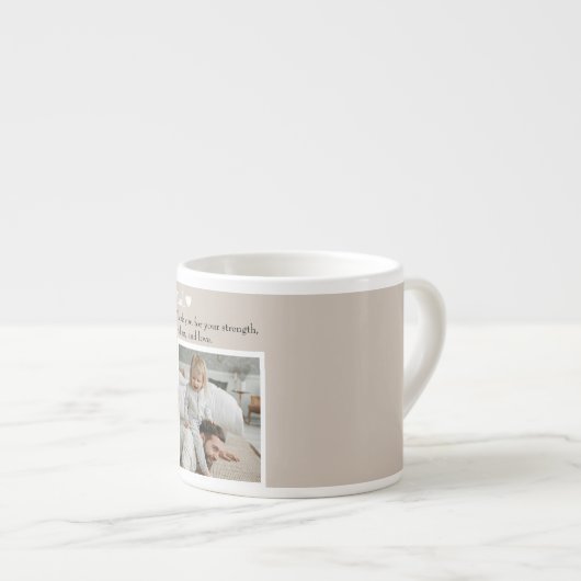 Papa, bedankt voor – Aangepaste foto & tekst | Espresso Kop (Voorkant rechts)