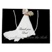 Papa-Bedankt voor het aflopen van Aisle Groot Cadeauzakje (Achterkant)