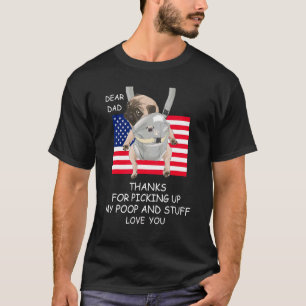 Papa bedankt voor het opruimen van mijn poep enzo t-shirt