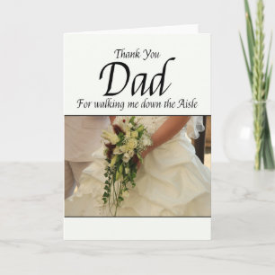 Papa Bedankt voor me naar beneden lopen Aisle