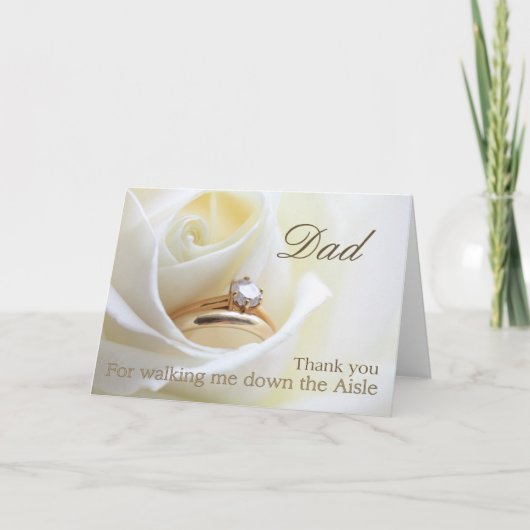 Papa Bedankt voor me naar beneden lopen Aisle (Voorkant)