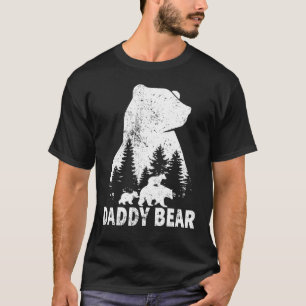Papa Beer 2 Cubs Papa Beer Twin Dad 2 Kind T-shirt