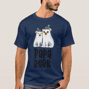 Papa Beer - Aanpassing familie - Autisme - Bewustm T-shirt