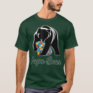 Papa Beer Autism Awareness Autism Matching Family T-shirt