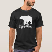 PAPA BEER BABY BEER FATHER SON GIFT T-SHIRT (Voorkant)