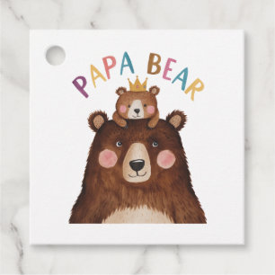 Papa Beer Bedankjes Labels