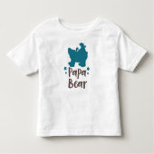 Papa-Beer, Beer-krab, Beer met stutten, klein Beer Kinder Shirts (Voorkant)