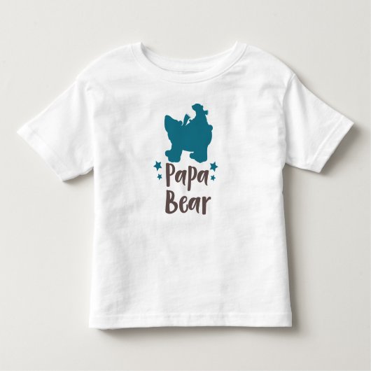 Papa-Beer, Beer-krab, Beer met stutten, klein Beer Kinder Shirts (Voorkant)