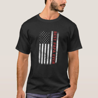 Papa Beer Beste Papa ooit Vaderdag Gevist Papa T-shirt