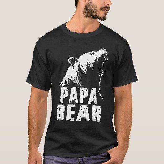 Papa Beer Beste vader Pop T-shirt (Voorkant)