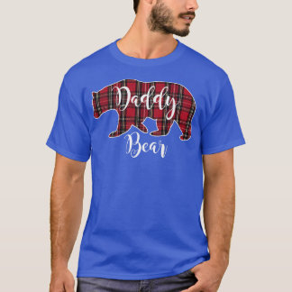Papa Beer Black Rood Tartan Pset Vader Vader Vader T-shirt