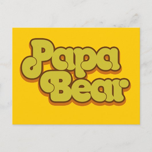 Papa Beer Briefkaart (Voorkant)