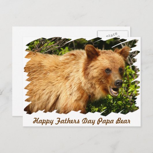 Papa Beer Briefkaart (Voorkant / Achterkant)