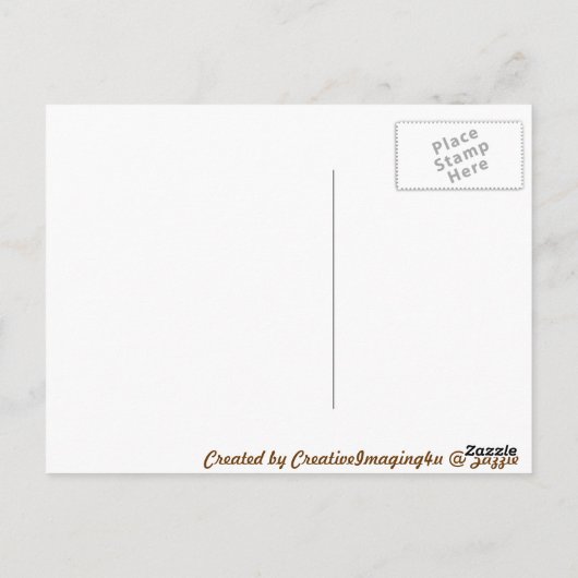 Papa Beer Briefkaart (Achterkant)