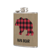 Papa Beer Buffalo Pset Vinyl Wrapped Kolf Heupfles (Links)