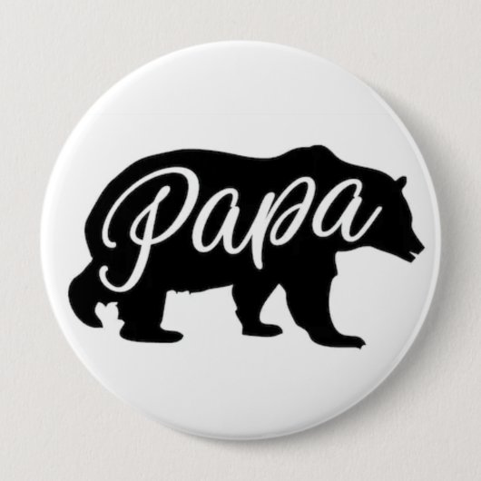 Papa Beer Button (Voorkant)