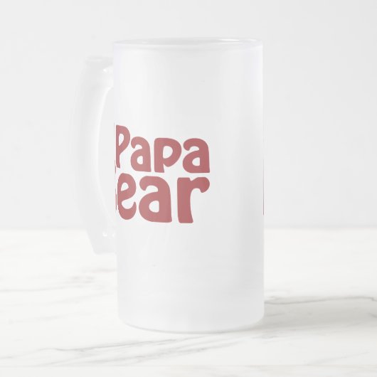 Papa Beer Claw Matglas Bierpul (Voorkant links)