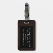 Papa Beer, Cool Fathers Day  look Bagagelabel (Achterkant verticaal)