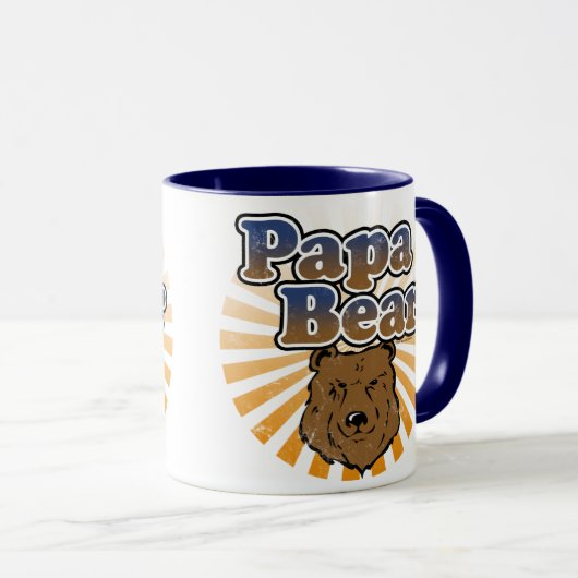 Papa Beer, Cool Fathers Day look Mok (Voorkant rechts)