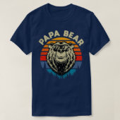 Papa Beer Cool retro gift idee Klassieke TShirt (Design voorkant)