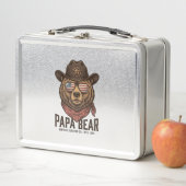 Papa Beer Cowboy Beer Patriottische Vintage Vector (In situ)