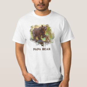 *~* PAPA BEER Cub Art Vaderdag Gift AP86 T-shirt