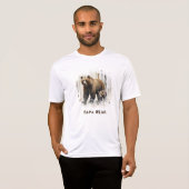 *~* PAPA BEER Cubs artsy Vaderdag Gift AP86 T-shirt (Voorkant volledig)