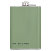 Papa Beer Custom RVS Hip Flask Heupfles (Achterkant)