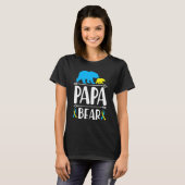 Papa Beer Down Syndrome Awareness Pap T-shirt (Voorkant volledig)