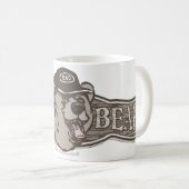 Papa Beer Draag Logo Koffiemok (Voorkant rechts)