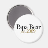 Papa Beer EST 2009 Magneet (Voorkant / Achterkant)