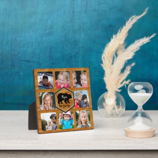 Papa Beer Foto Collage Faux Hood Fotoplaat (Insitu)