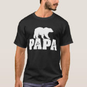 Papa Beer Funny Gift Vaderdag Idee T-shirt (Voorkant)