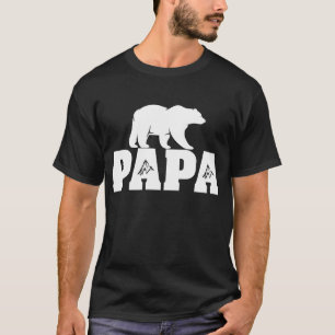 Papa Beer Funny Gift Vaderdag Idee T-shirt