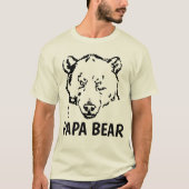 PAPA-BEER, Funny T-shirts voor papa (Voorkant)