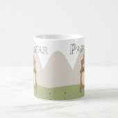 Papa Beer Gift Mok, Vaderdag of geboorte papa Koffiemok (Center)