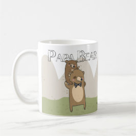 Papa Beer Gift Mok, Vaderdag of geboorte papa Koffiemok