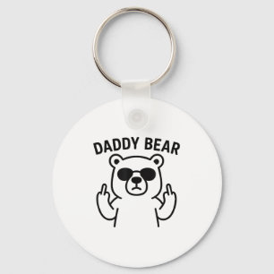 Papa Beer Grappig Cadeau Voor Mannen Jongens Sleutelhanger