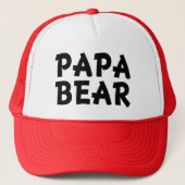 Papa Beer grappig pet (Voorkant)