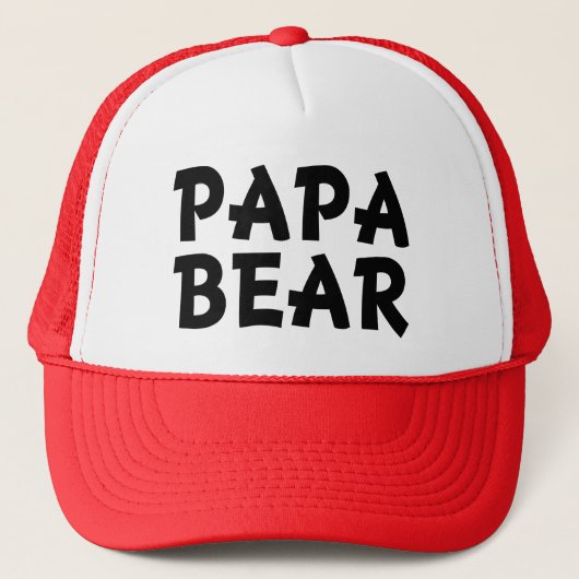 Papa Beer grappig pet (Voorkant)