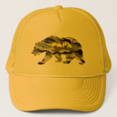 papa beer grappige camo trucker pet (Voorkant)