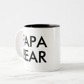 Papa Beer | grappige humor grap mok (Voorkant links)