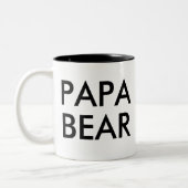 Papa Beer | grappige humor grap mok (Links)