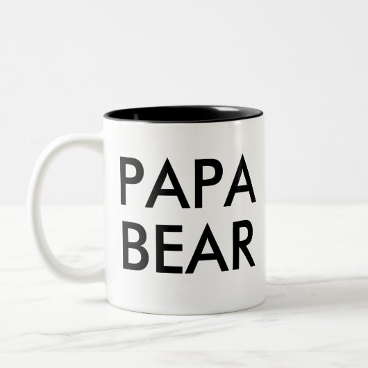 Papa Beer | grappige humor grap mok (Links)