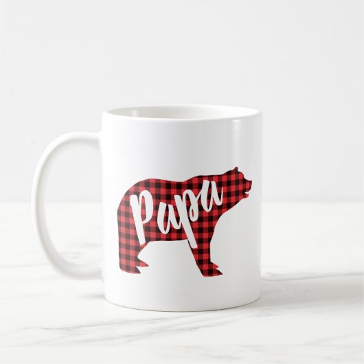 Papa Beer Grappige Vaderdag Geschenken  Koffiemok (Links)