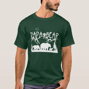 Papa-Beer - Grote buitenste Thirt (voor donkere kl T-shirt