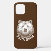 Papa-Beer, handtekening illustratie Case-Mate iPhone Case (Achterkant)