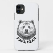 Papa-Beer, handtekening illustratie Case-Mate iPhone Case (Achterkant)
