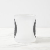 Papa-Beer, handtekening illustratie Matglas Koffiemok (Center)