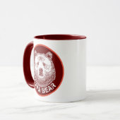 Papa-Beer, handtekening illustratie Mok (Voorkant links)